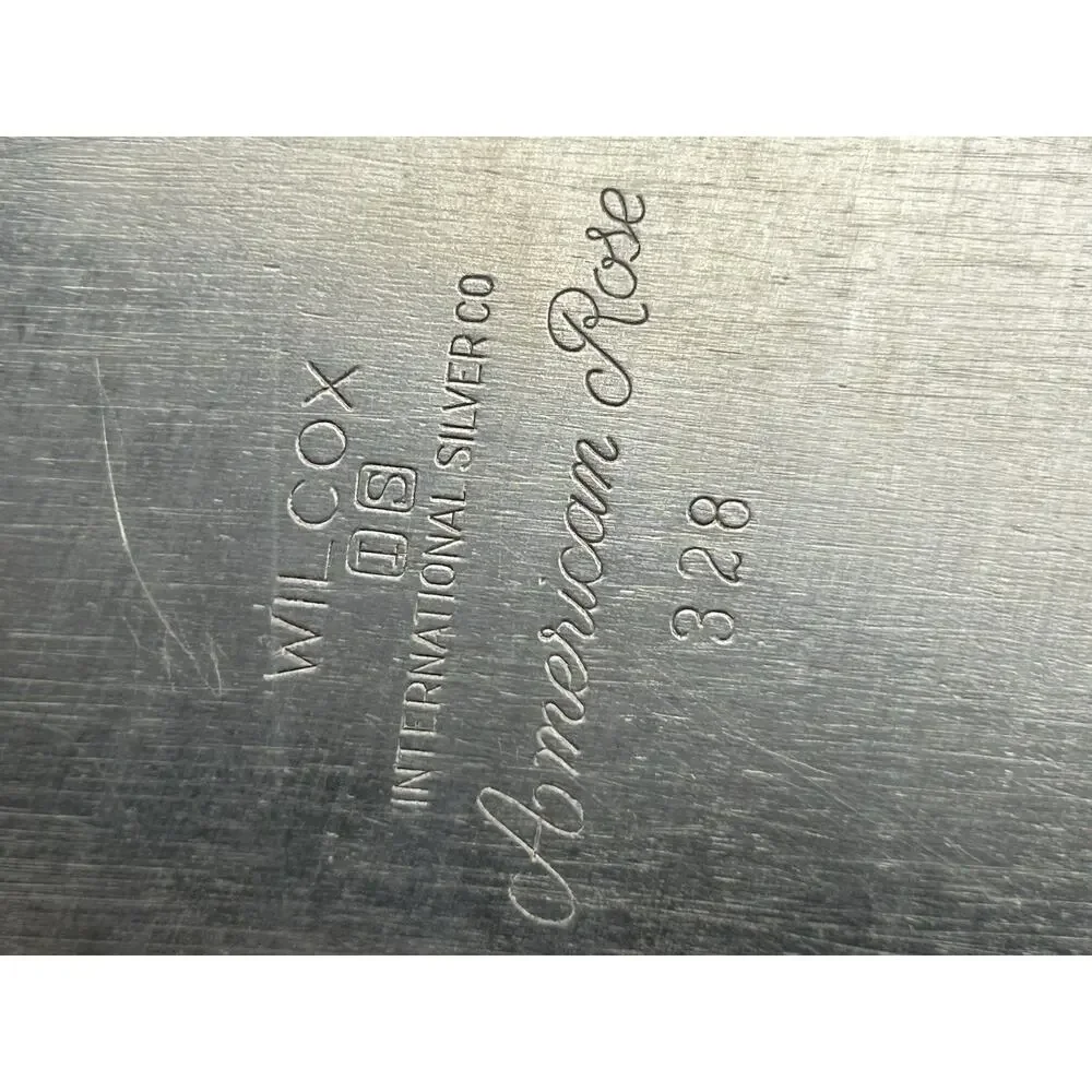 Silverplate International Silver Co. “American Rose” Serving Platter